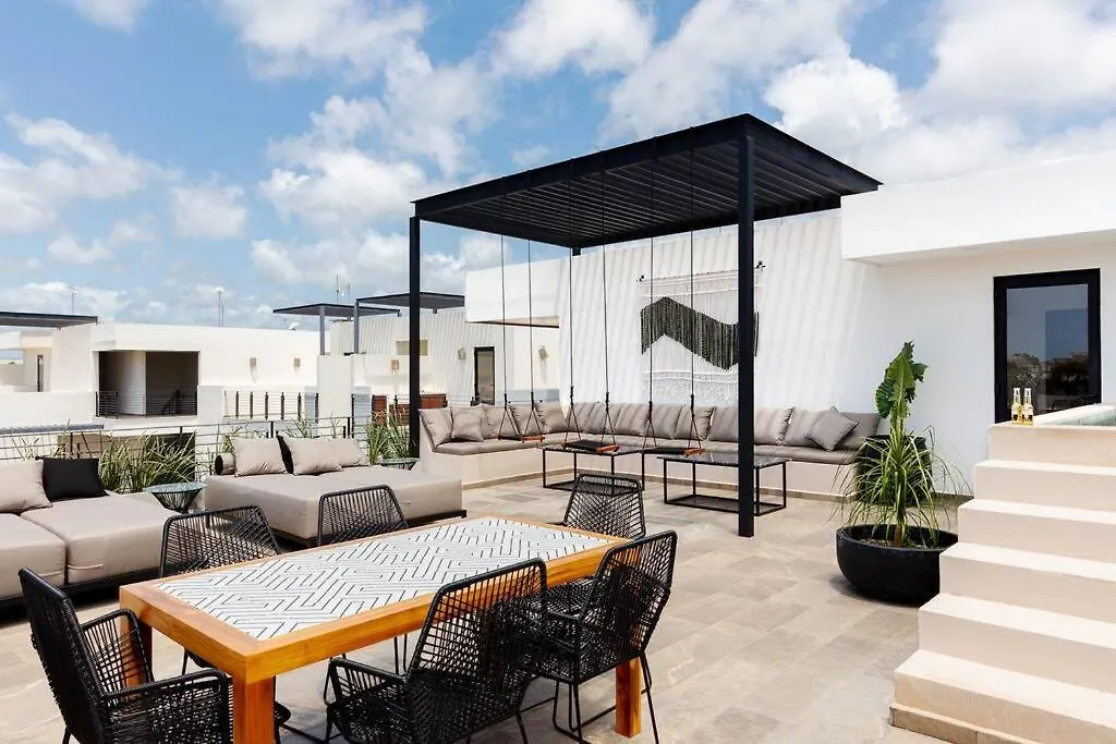 图卢姆Exclusivo Penthouse Con Alberca Privada Y Roof公寓 公寓 图卢姆